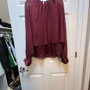 Rag & Bone burgundy Blouse